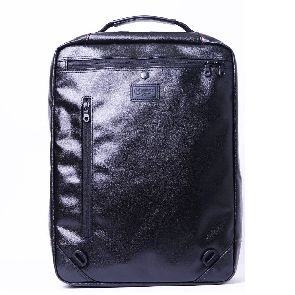 【予約販売】森野帆布コラボ/2WAYビジネスリュック ブラック×レッド【表参道限定モデル】