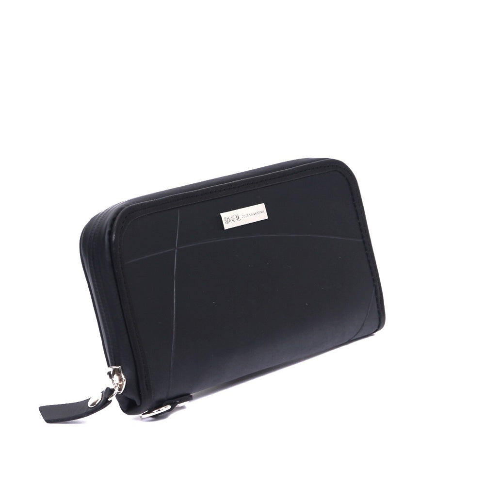 ロングウォレットwaterproof-ブラック-1140【アウトレット製品】