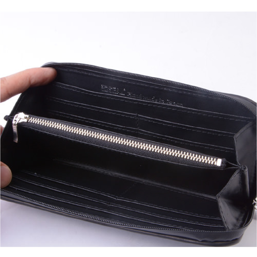 ロングウォレットwaterproof-ブラック-1140【アウトレット製品】