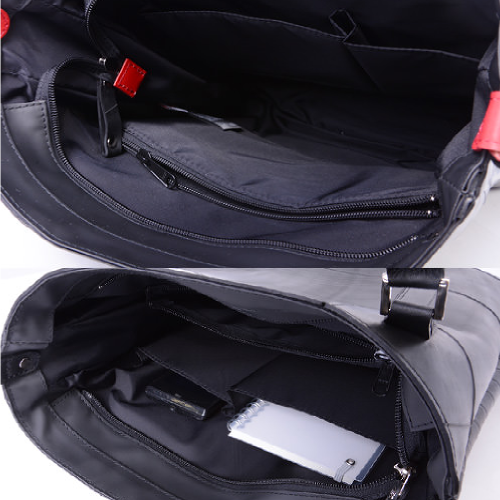 バーティカルトートバッグ-レッド-1177【アウトレット製品】