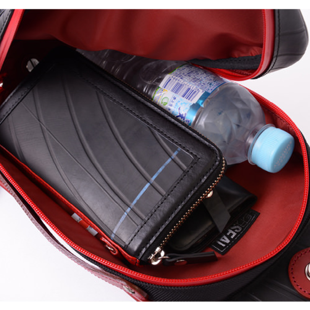 ショルダーボディバッグ-レッド-2078【アウトレット製品】