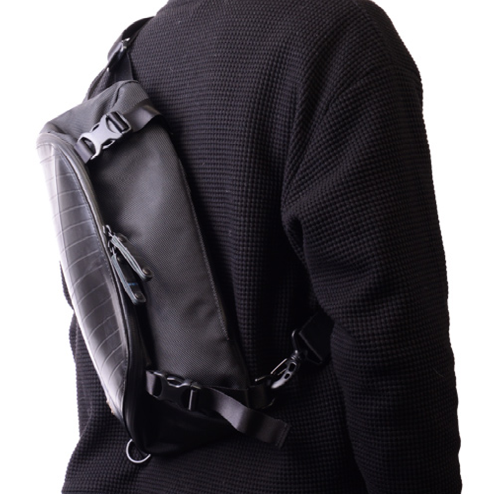 ワンショルダーバッグ エクスパンダブル Lite-ブラック-2071【アウトレット製品】