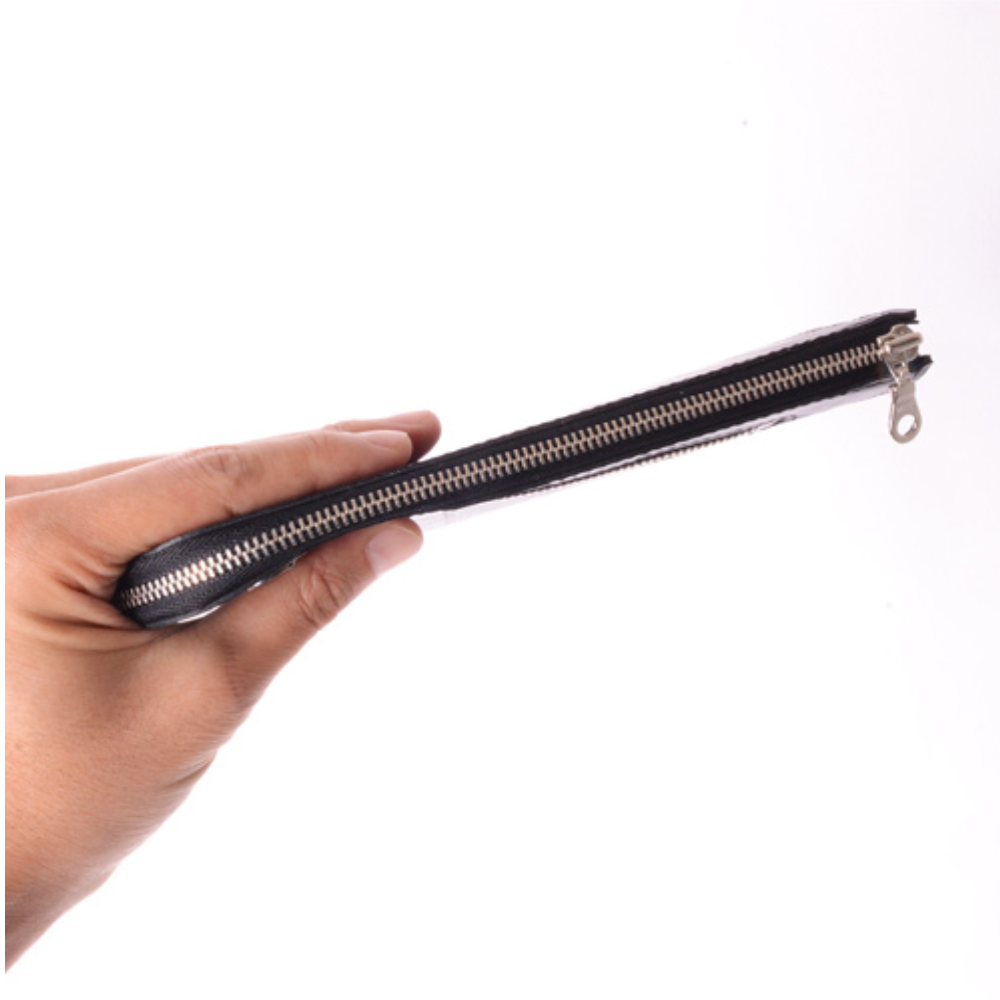 L字ファスナーロングウォレット-レッド-1074【アウトレット製品】