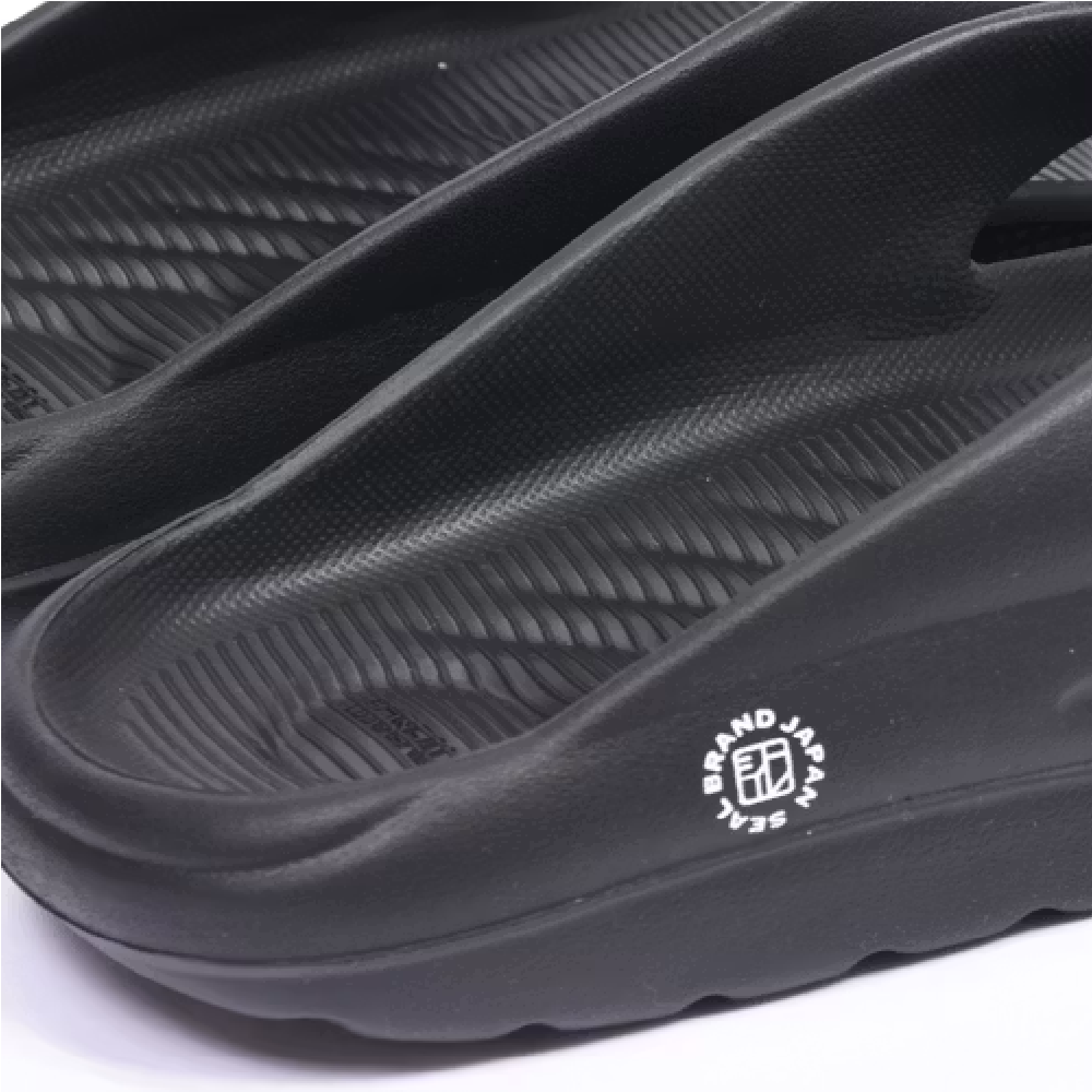 EVA RELAX SANDAL 厚底リラックス サンダル 超軽量-ブラック-Mサイズ-2136【アウトレット製品】