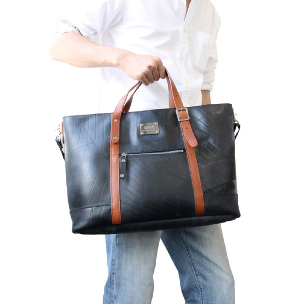 デザイナーズビジネスバッグｰプレミアムブラック-2096【アウトレット製品】