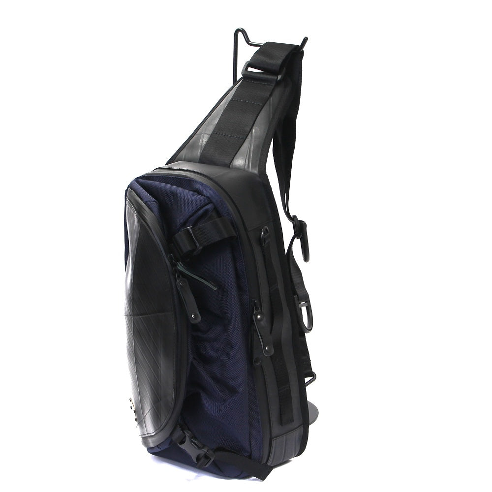 ワンショルダーバッグ エクスパンダブル-ネイビー-1171【アウトレット製品】