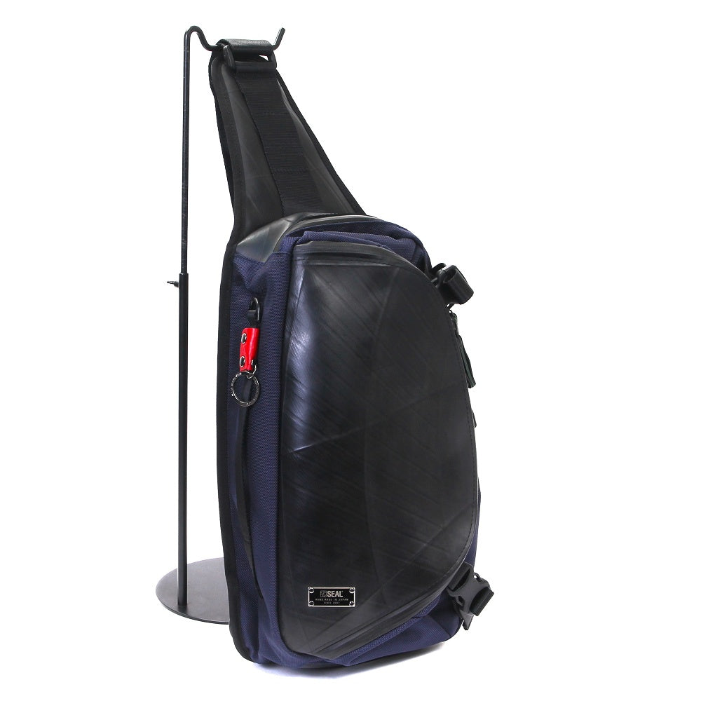 ワンショルダーバッグ エクスパンダブル-ネイビー-1171【アウトレット製品】