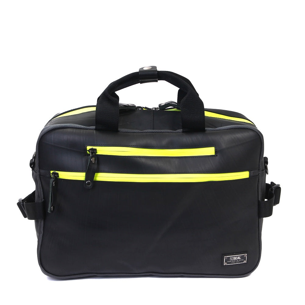 スリングビジネスバッグ-グリーンイエロー-1176【アウトレット製品】