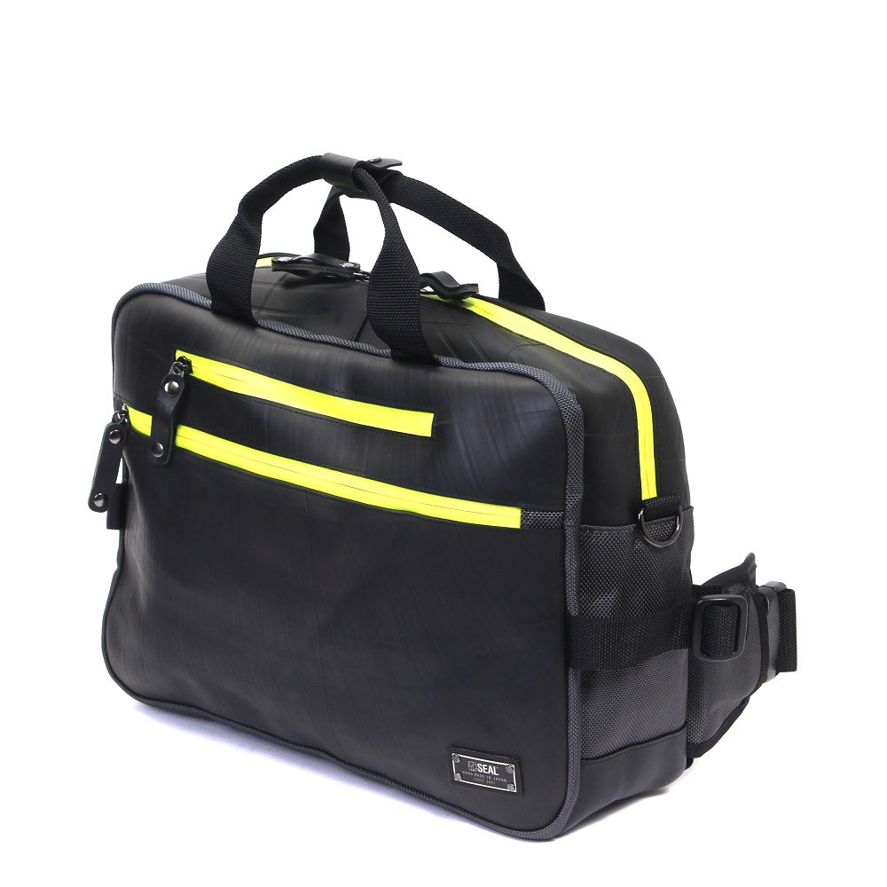 スリングビジネスバッグ-グリーンイエロー-1176【アウトレット製品】