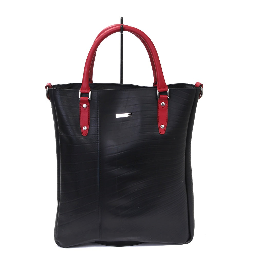 バーティカルトートバッグ-レッド-1177【アウトレット製品】