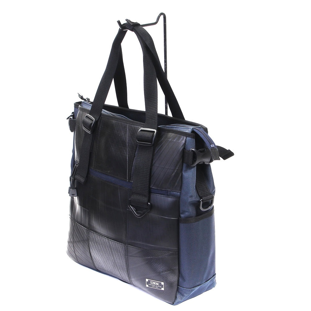 モザイクトートバッグ-ネイビー-1179【アウトレット製品】