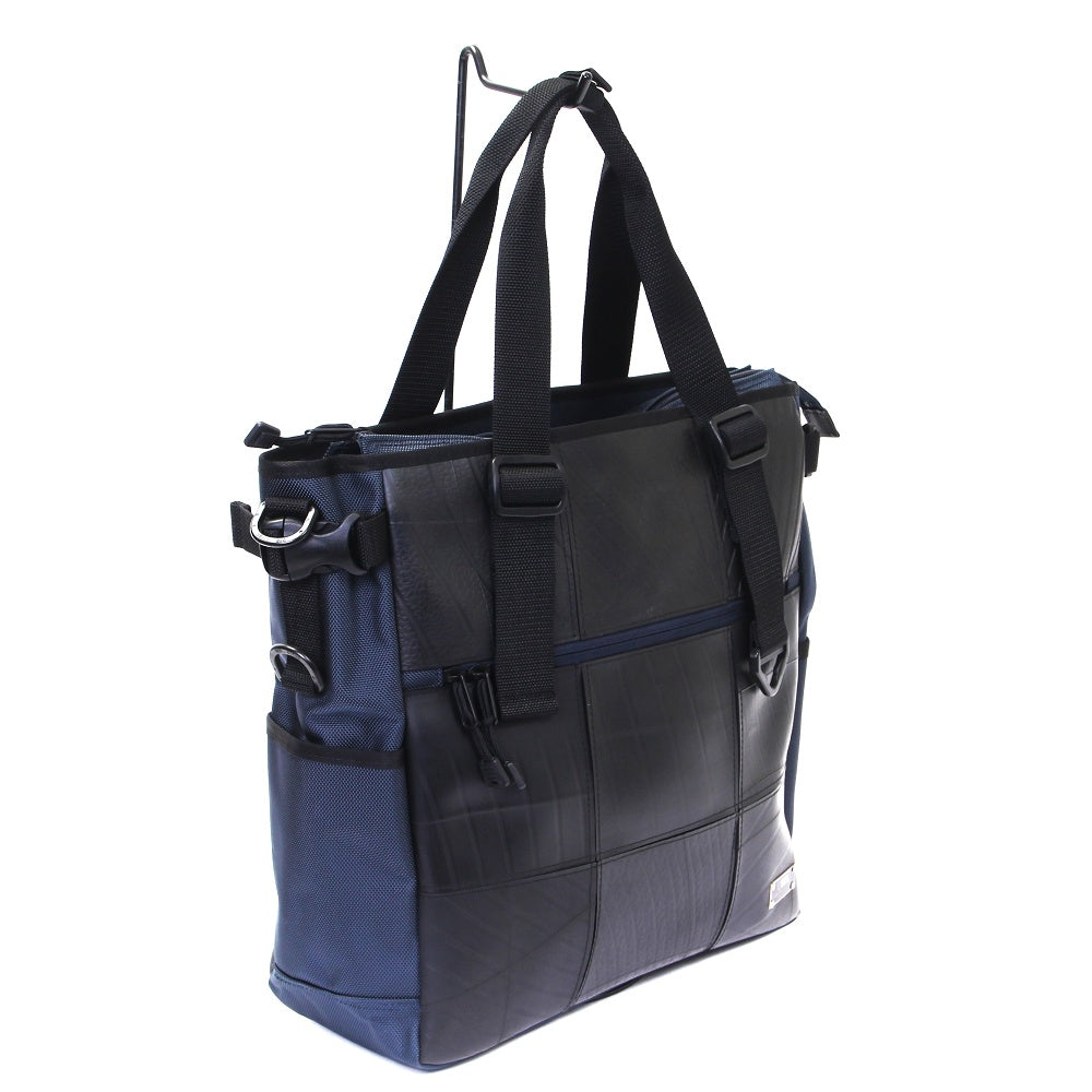 モザイクトートバッグ-ネイビー-1179【アウトレット製品】