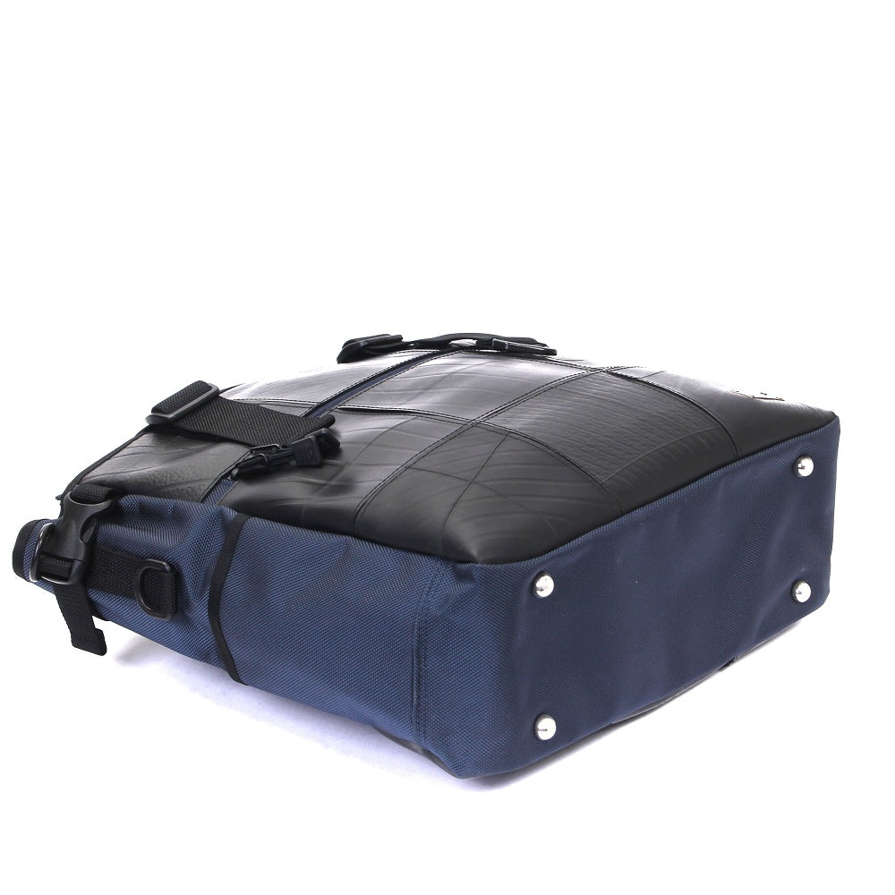 モザイクトートバッグ-ネイビー-1179【アウトレット製品】