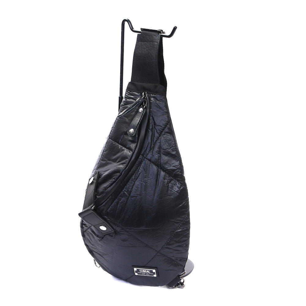 藤倉航装コラボ／ワンショルダーバッグspiral AIR MODEL-ブラック-1188【アウトレット製品】