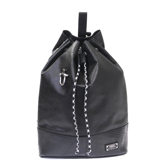 森野帆布コラボ／クロスボディリュックバッグ-ブラック-1189【アウトレット製品】