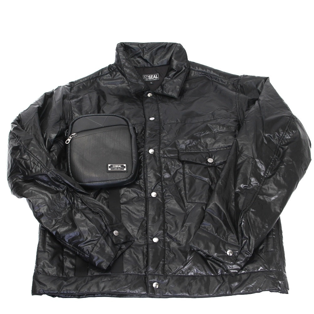 藤倉航装コラボ／ジャケット AIR MODEL（Lサイズ）-ブラック-1198【アウトレット製品】