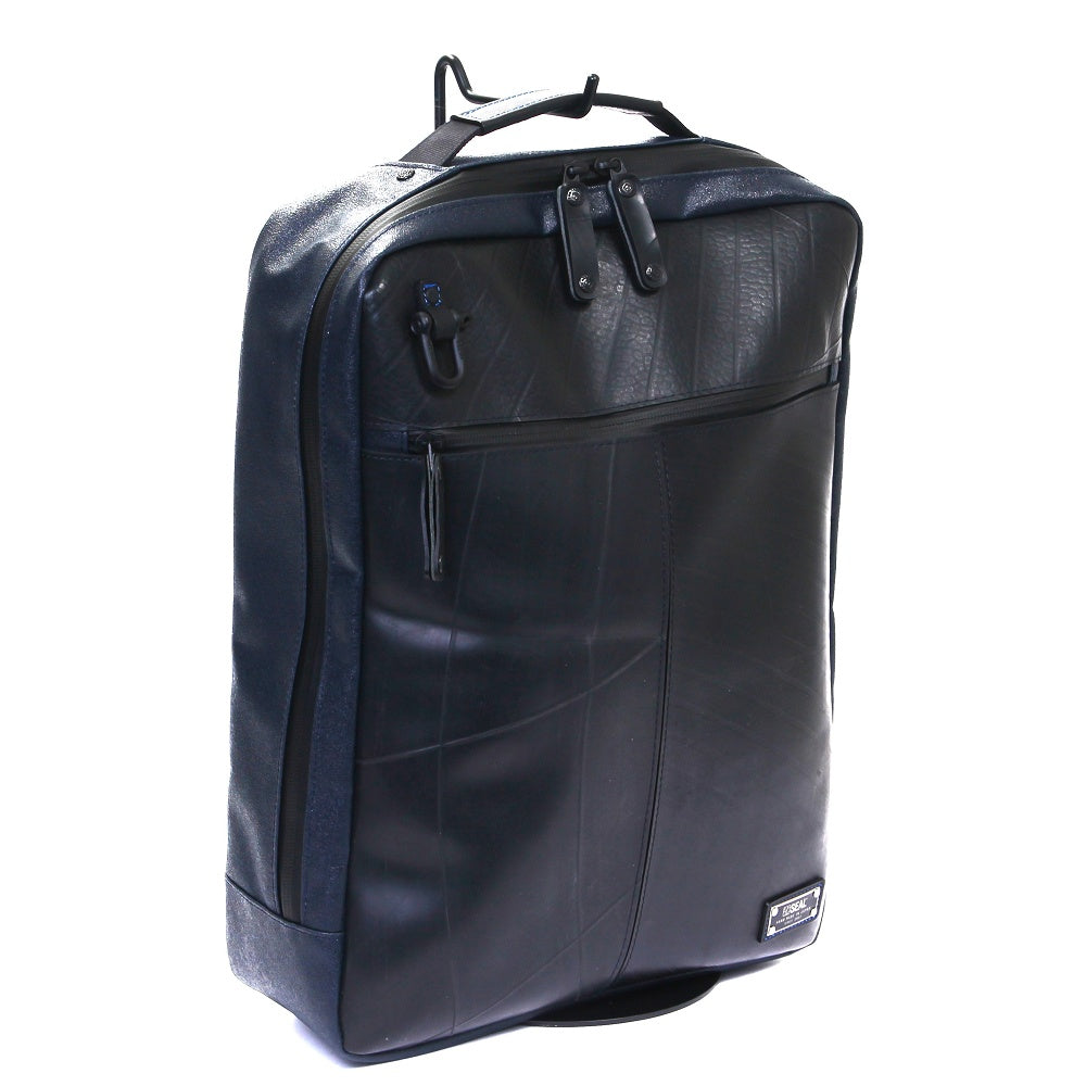 店舗限定　森野帆布コラボ/2WAYビジネスリュック-ネイビー-2064【アウトレット製品】