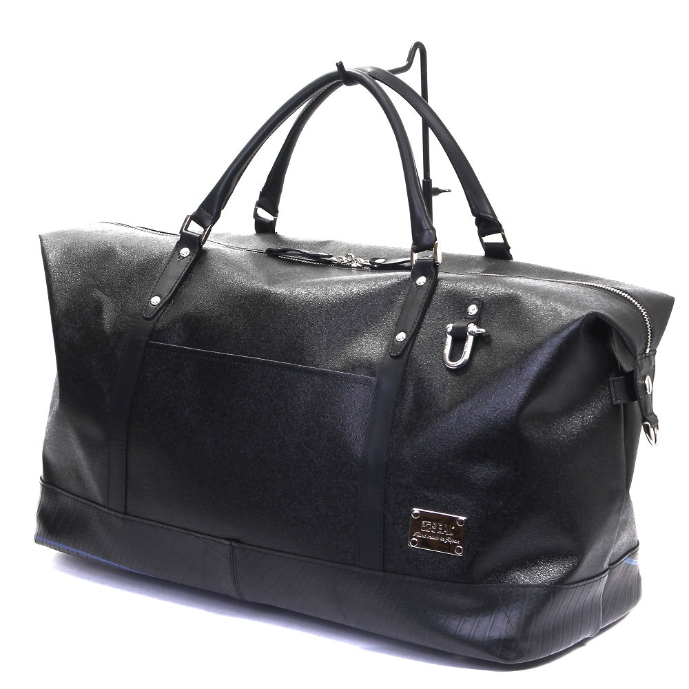 森野帆布コラボ／トラベルボストンバッグ Lサイズ-ブラック-2062【アウトレット製品】