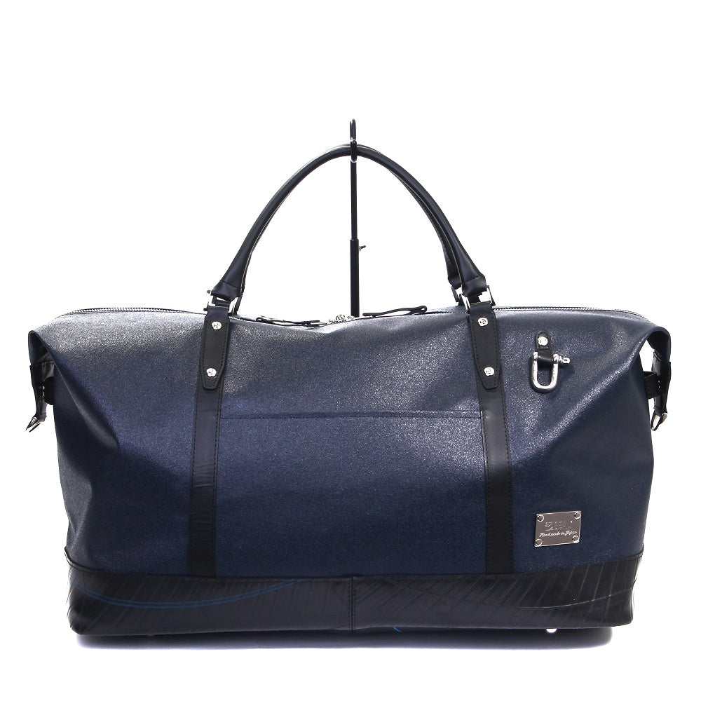 森野帆布コラボ／トラベルボストンバッグ Lサイズ-ネイビー-2065【アウトレット製品】