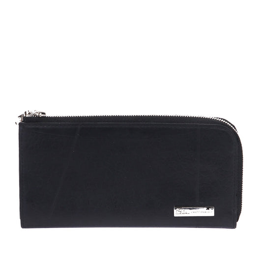 L字ファスナーロングウォレット-ブラック-2079【アウトレット製品】