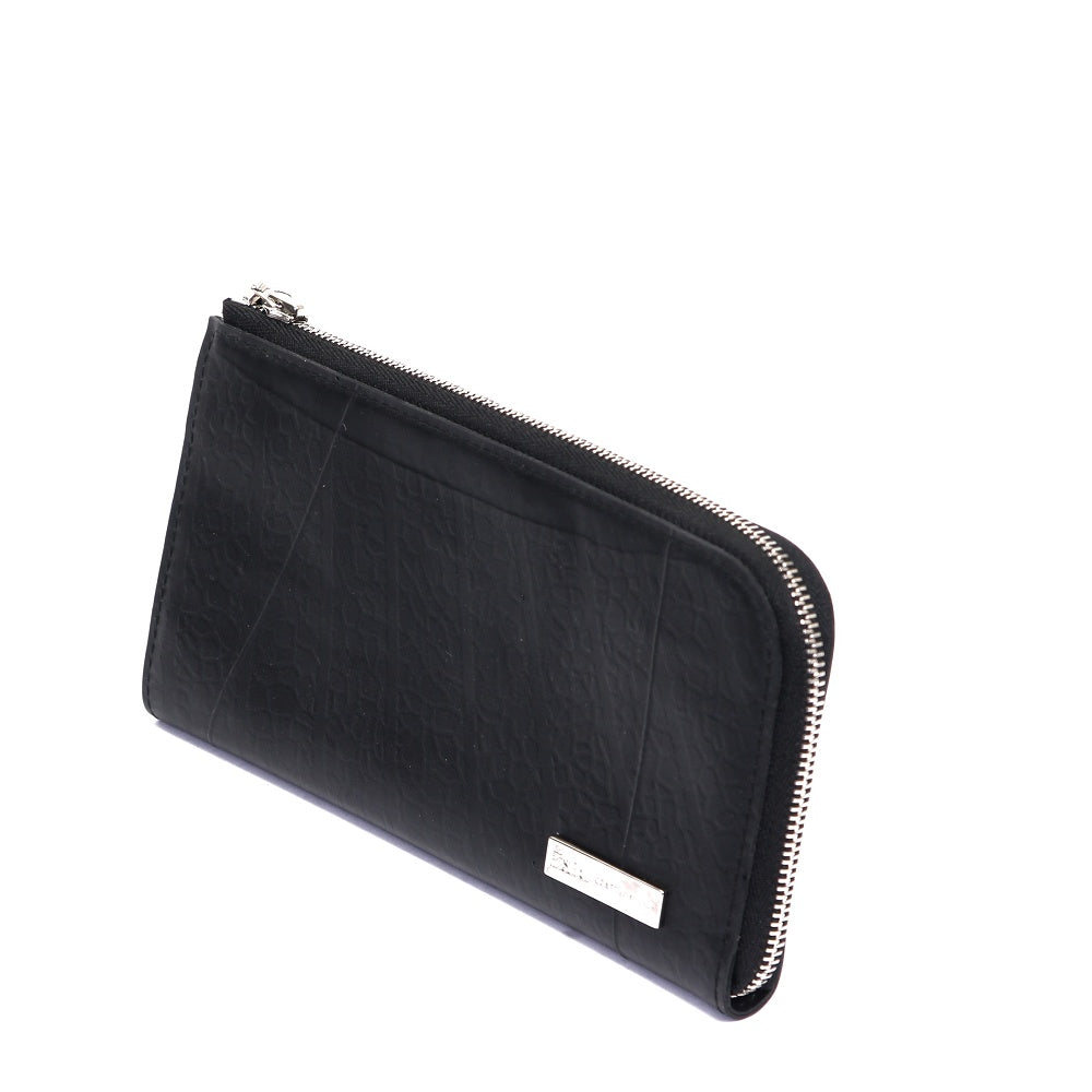 L字ファスナーロングウォレット-ブラック-2079【アウトレット製品】