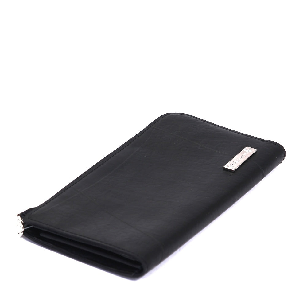 L字ファスナーロングウォレット-ブラック-2079【アウトレット製品】