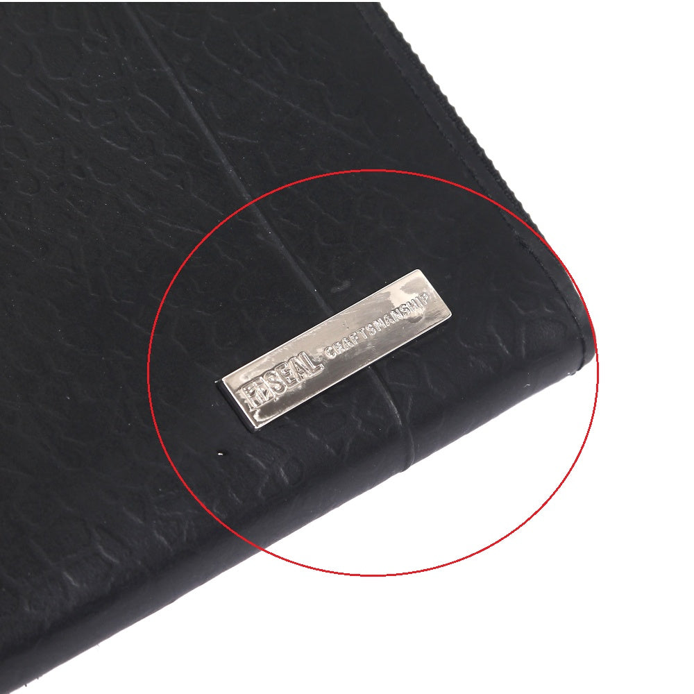 L字ファスナーロングウォレット-ブラック-2079【アウトレット製品】