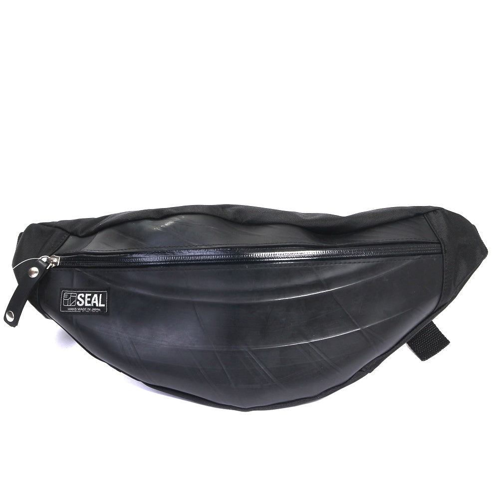 ウエストボディバッグwaterproof-ブラック-2084【アウトレット製品】