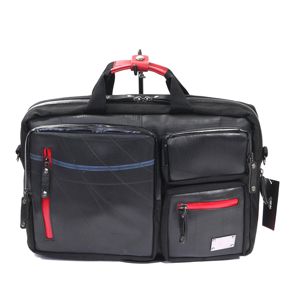 モバイラーズビジネスバッグ-ブラックレッド-2092【アウトレット製品】