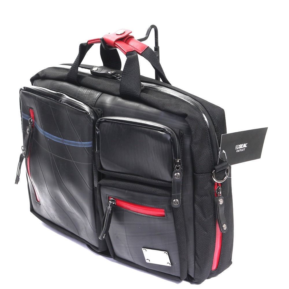 モバイラーズビジネスバッグ-ブラックレッド-2092【アウトレット製品