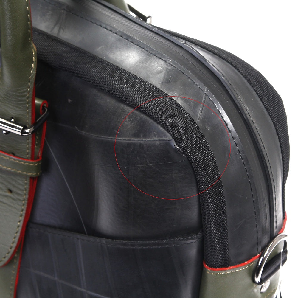 デザイナーズ ブリーフケースｰ-カーキー-2093【アウトレット製品】