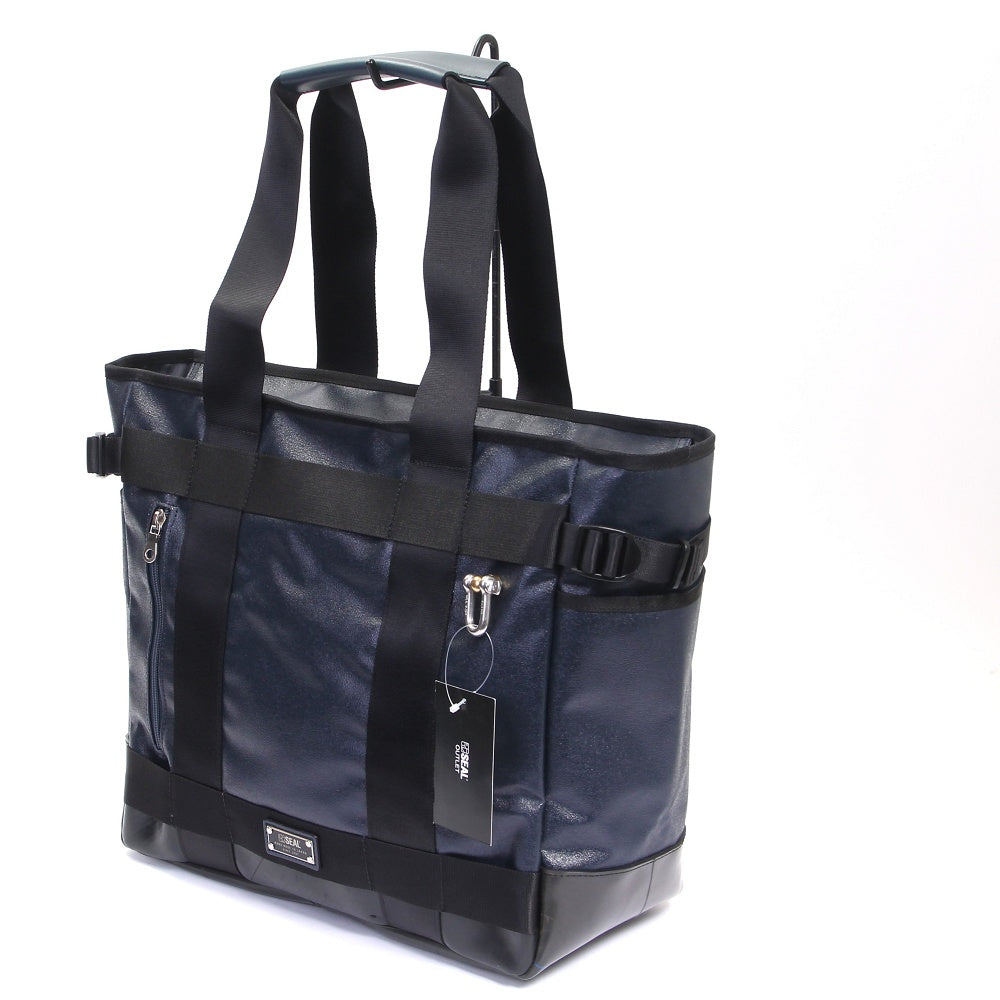 森野帆布コラボ／ビジネストートバッグ-ネイビー-2103【アウトレット製品】