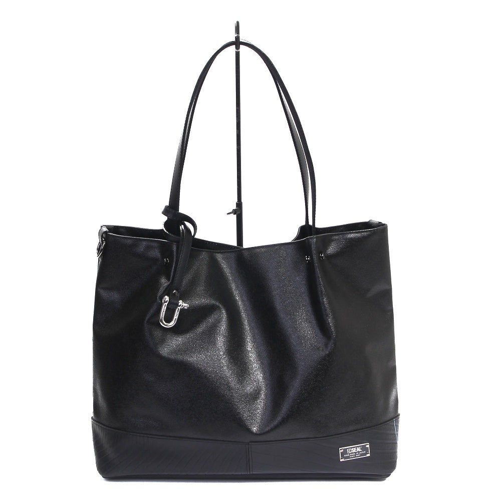 森野帆布コラボ/プレーントートバッグ -ブラック-2106【アウトレット製品】