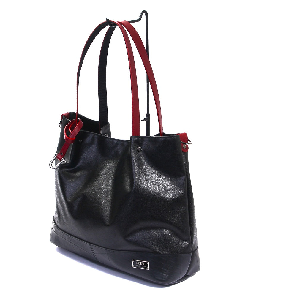 森野帆布コラボ/プレーントートバッグ -レッド-2110【アウトレット製品】