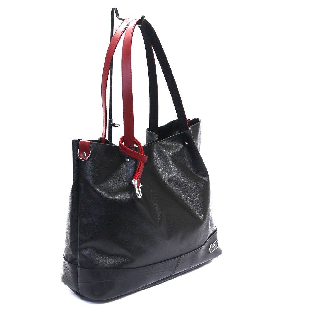 森野帆布コラボ/プレーントートバッグ -レッド-2110【アウトレット製品】