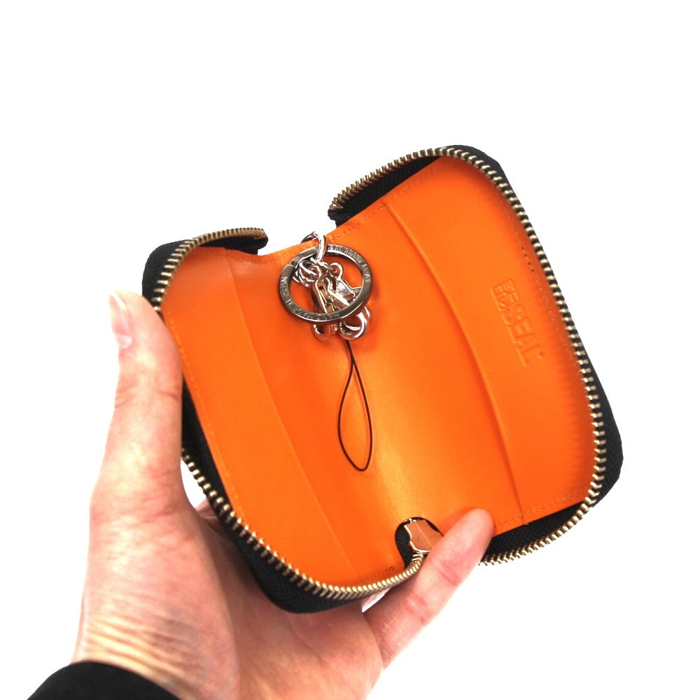 フルラ キーケース 4連 キーリング付き オレンジ/ピンク FURLA WR00344-AX0732-1313S