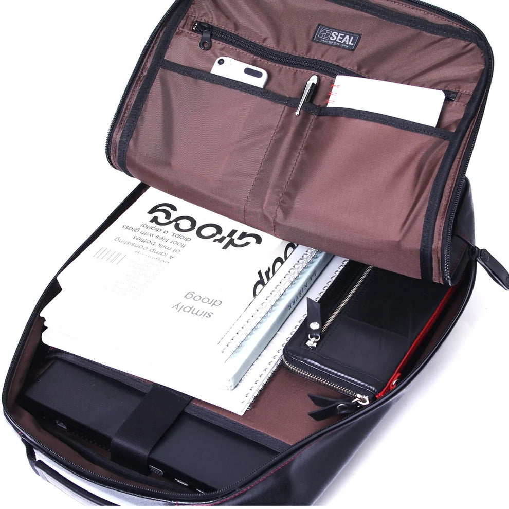 店舗限定　森野帆布コラボ/2WAYビジネスリュック-ネイビー-2064【アウトレット製品】