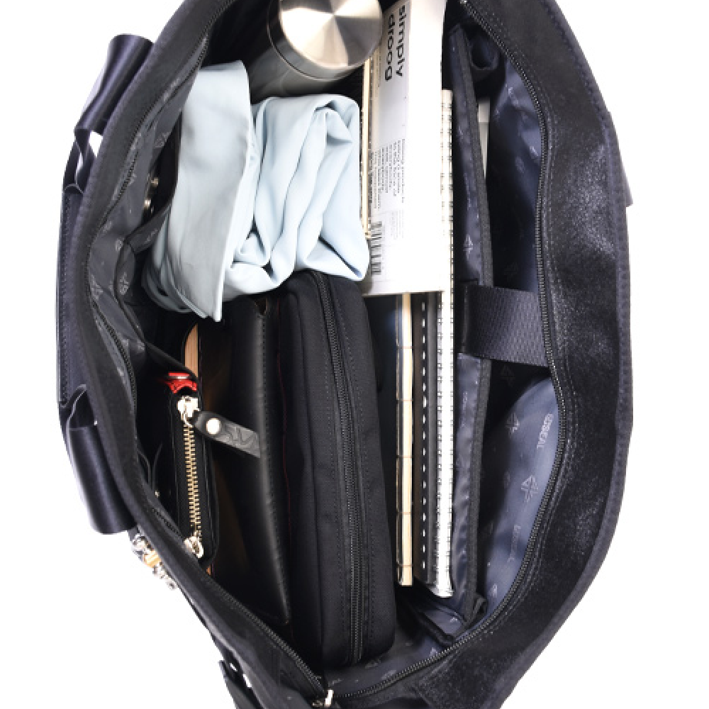 森野帆布コラボ／ビジネストートバッグ-ネイビー-2103【アウトレット製品】