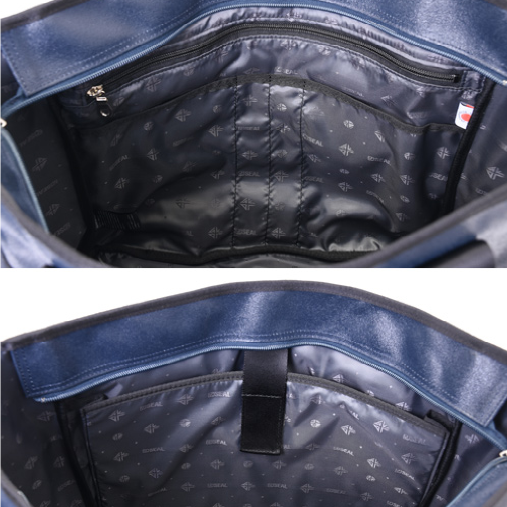 森野帆布コラボ／ビジネストートバッグ-ネイビー-2103【アウトレット製品】