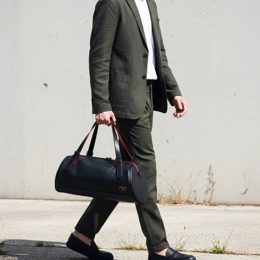 ボストンバッグwaterproof-レッド-2066【アウトレット製品】