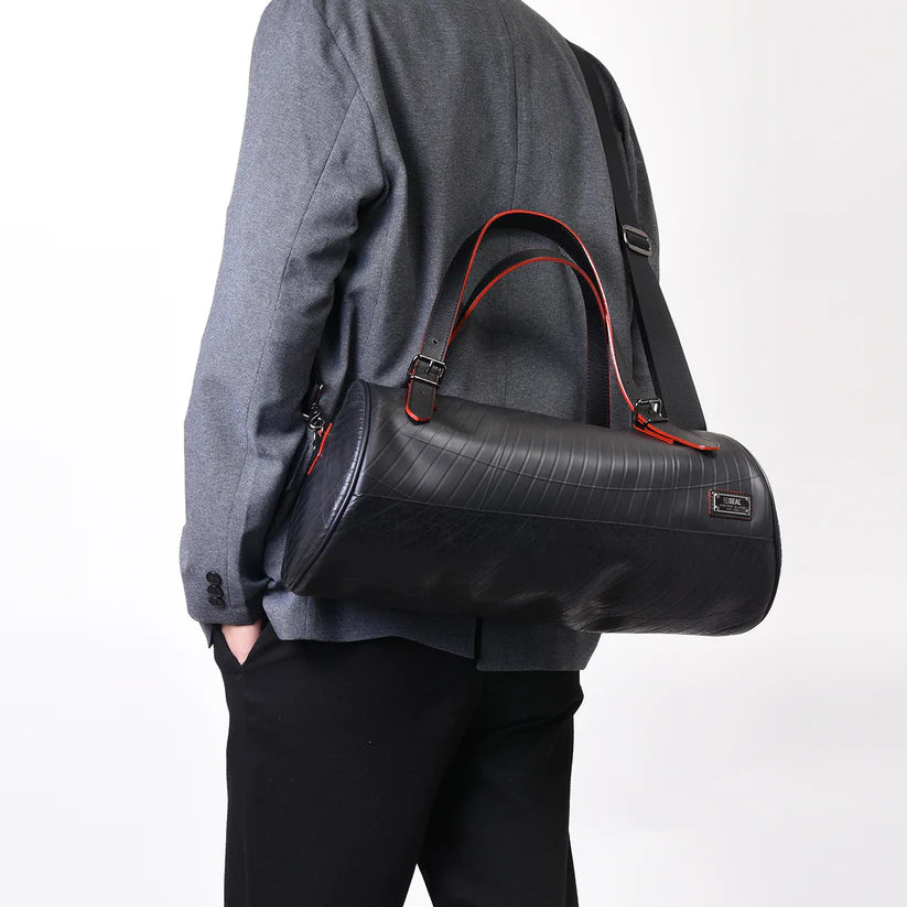 ボストンバッグwaterproof-レッド-2066【アウトレット製品】