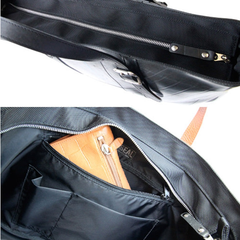 デザイナーズビジネスバッグｰプレミアムブラック-2096【アウトレット製品】