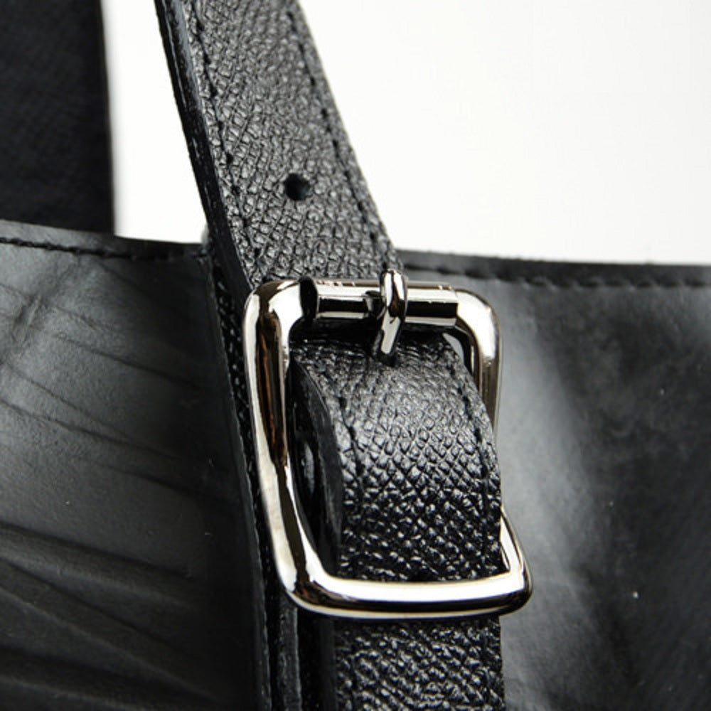 デザイナーズビジネスバッグｰプレミアムブラック-2096【アウトレット製品】