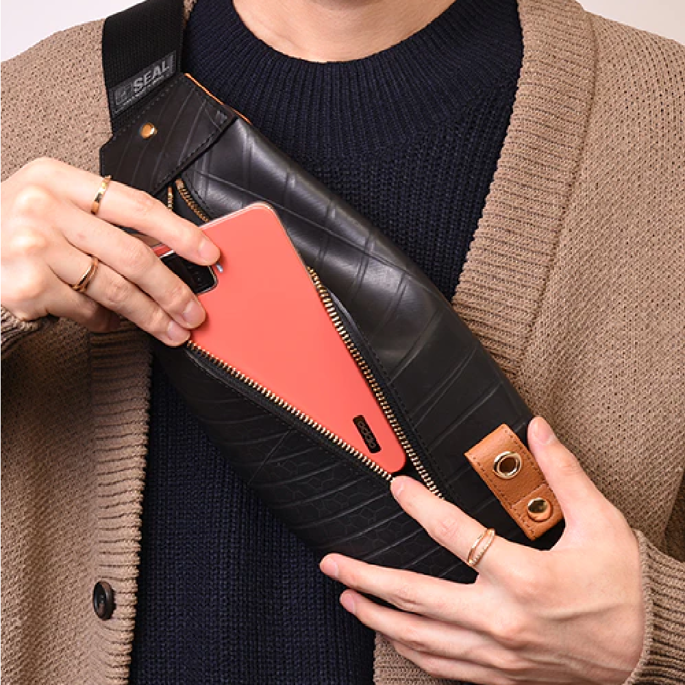 SEAL×Honda Access ボディバッグ-ブラウン-2057【アウトレット製品】