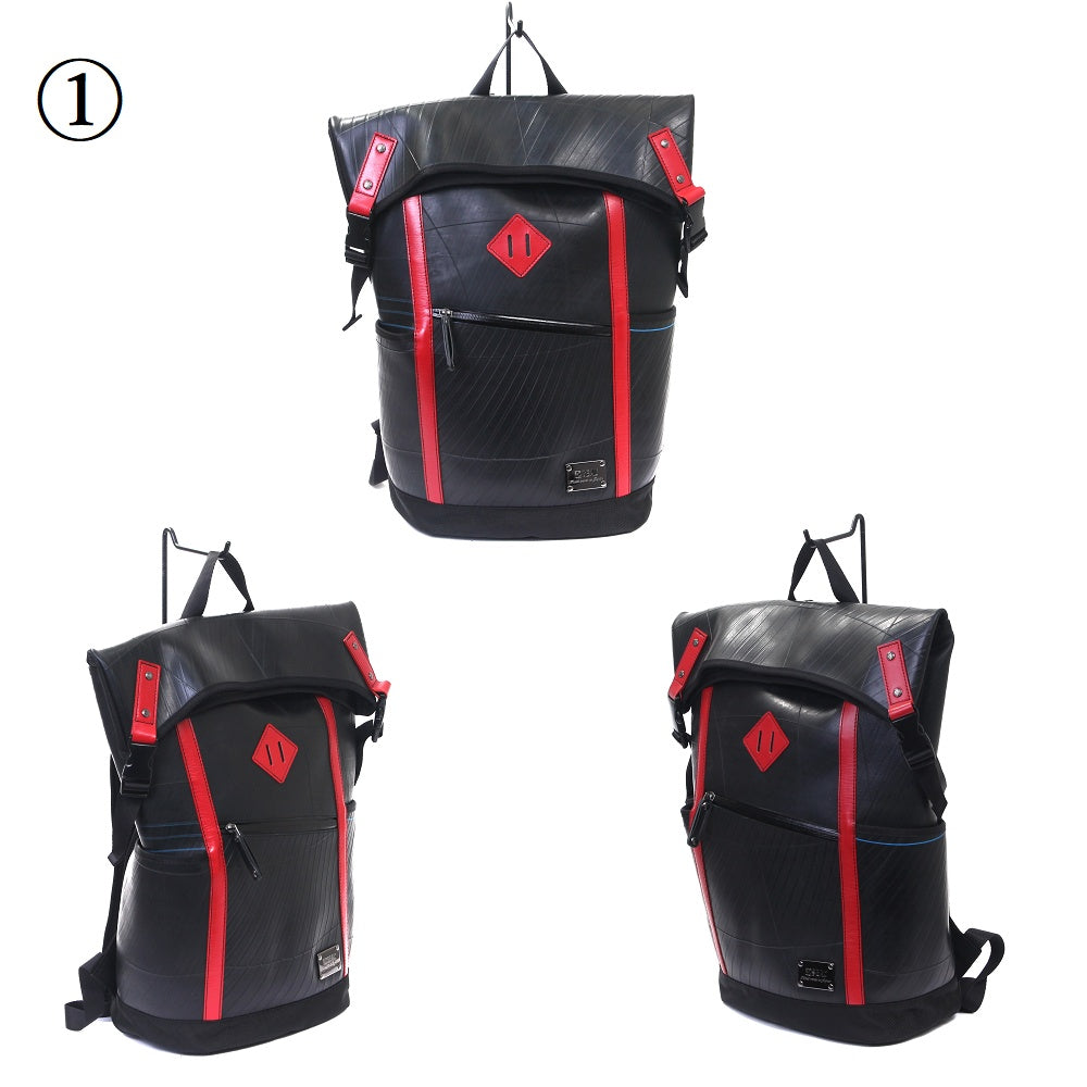 デザイナーズバックパック-レッド-2148【アウトレット製品】