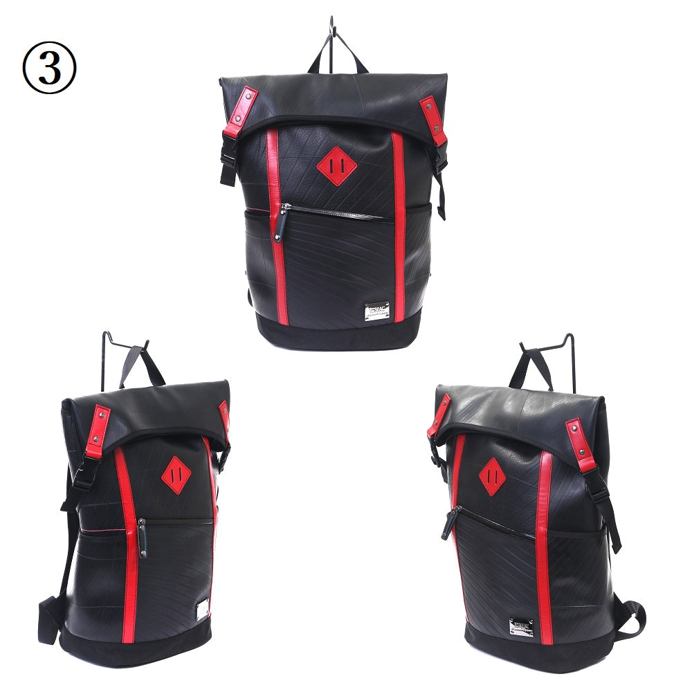 デザイナーズバックパック-レッド-2148【アウトレット製品】