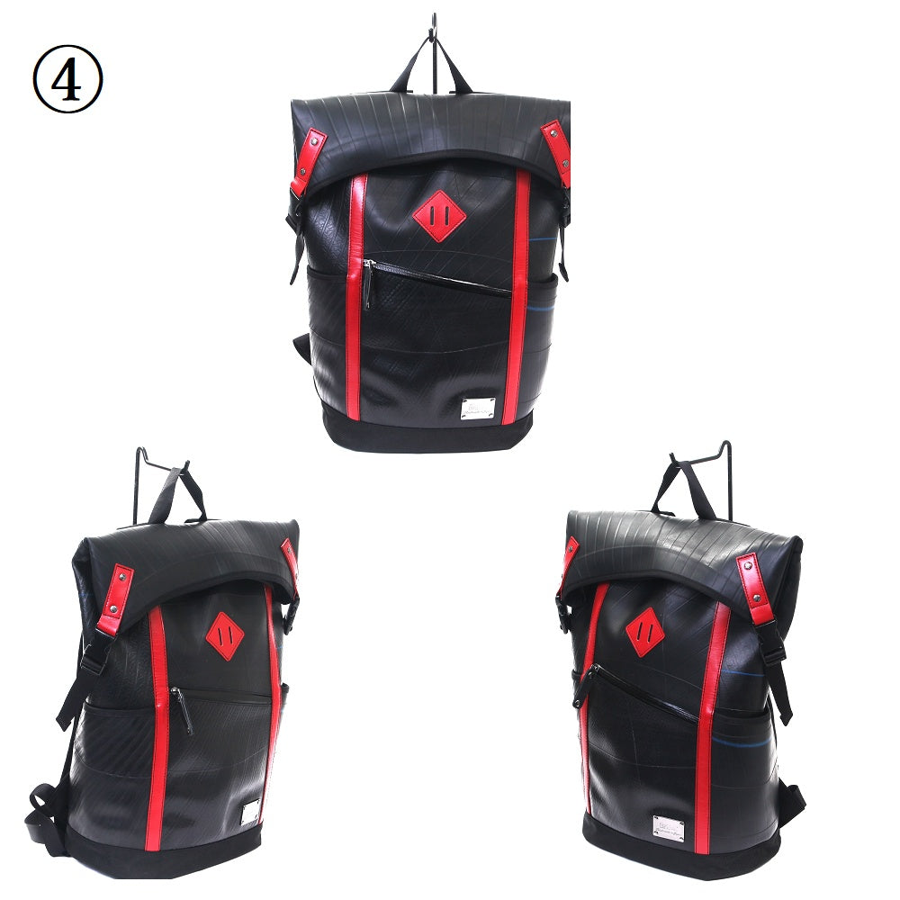 デザイナーズバックパック-レッド-2148【アウトレット製品】