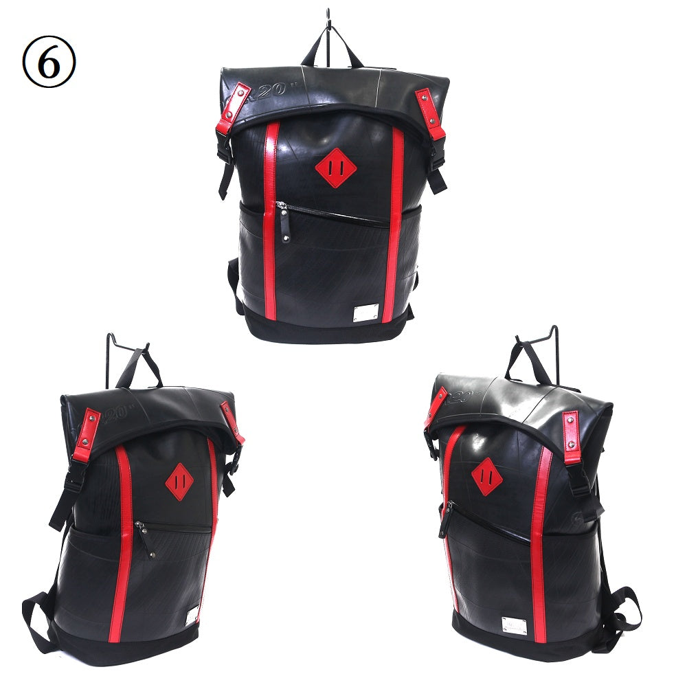 デザイナーズバックパック-レッド-2148【アウトレット製品】