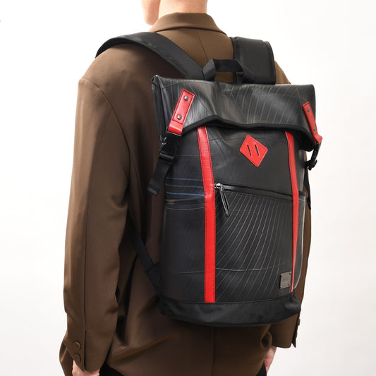 デザイナーズバックパック-レッド-2148【アウトレット製品】