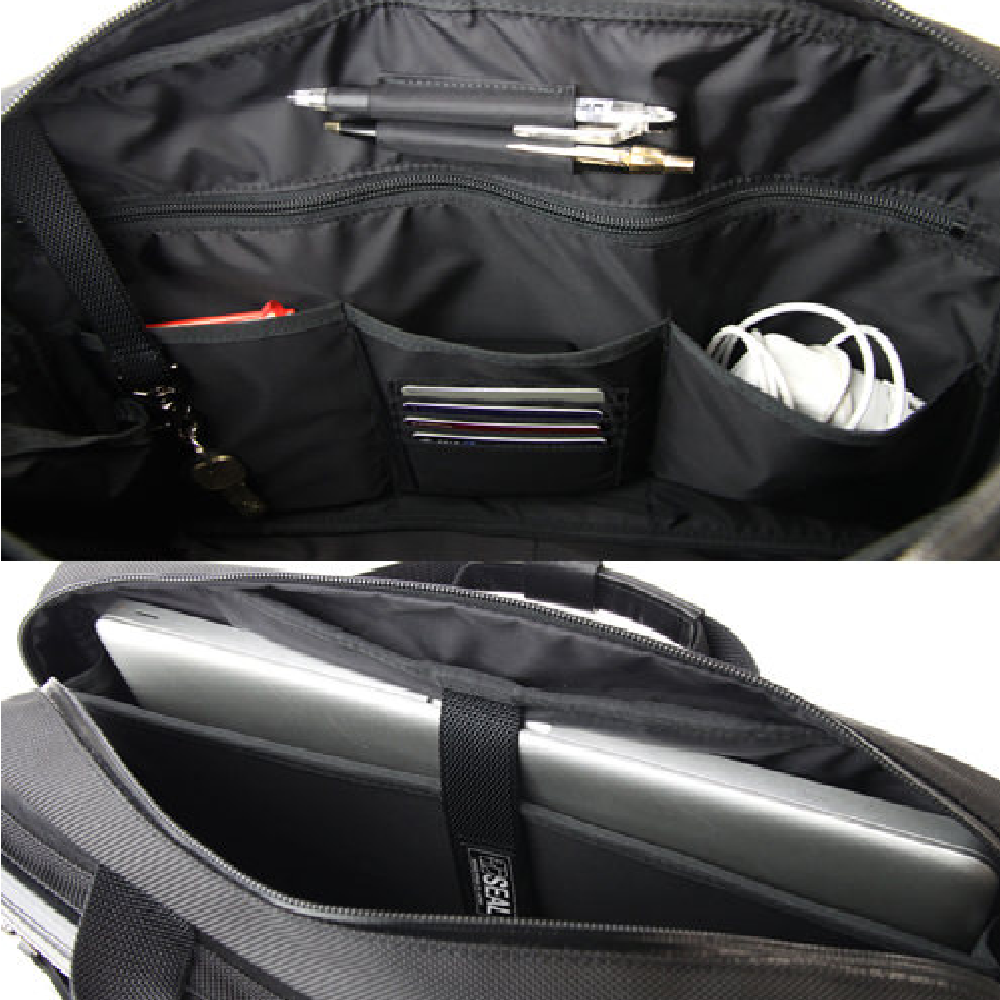 モバイラーズビジネスバッグ-ブラックレッド-2092【アウトレット製品】